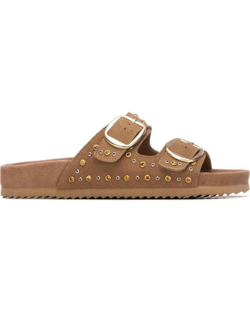 XTI SANDALIAS PLANAS MUJER 145066 CAMEL BEIGE