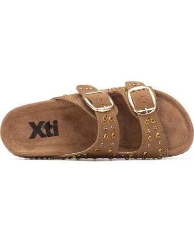 XTI SANDALIAS PLANAS MUJER 145066 CAMEL BEIGE