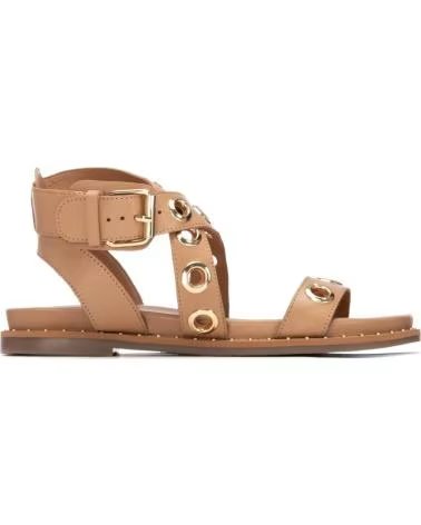 CARMELA RÖMERSANDALE MIT SCHNALLE UND ÖSENDETAILS BEIGE