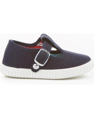 Deportivas de Niña y Niño ANGELITOS LONA TEXTIL 122 MARINO