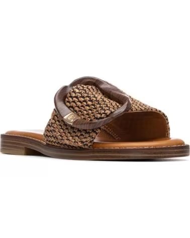 CARMELA SANDALIAS MUJER MODELO 163161C COLOR MARRON CAMEL