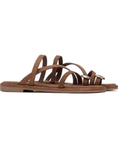 CARMELA SANDALIAS SANDALIA SRA PIEL EN MARRON PARA MUJER CAMEL