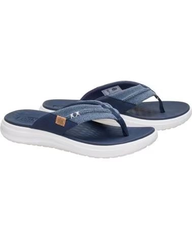 HEY DUDE CHANCLAS 223103400001 EN BEIGE PARA UNISEX NAVY