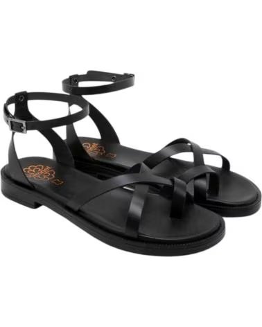 Início-PORRONET-SANDALIAS-PLANAS-MUJER-3230-NEGRO