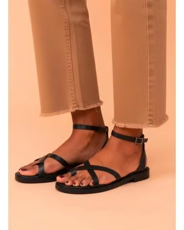 Início-PORRONET-SANDALIAS-PLANAS-MUJER-3230-NEGRO