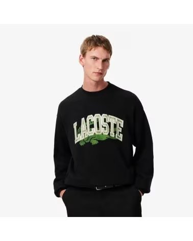 LACOSTE SUDADERA EN PARA HOMBRE NEGRO