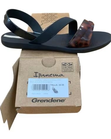 IPANEMA CHANCLAS 241303400005 EN NEGRO PARA MUJER BLACK-TURTLE-BEIGE