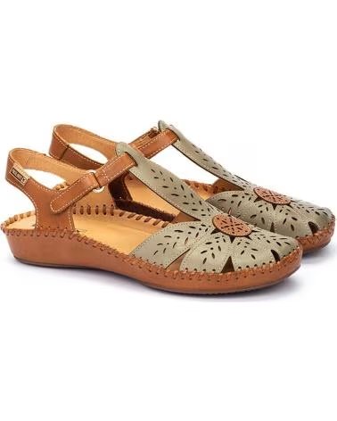 Sandalen-De-Mujer-PIKOLINOS-ZAPATO-SEMIABIERTO-CON-CIERRE-ADHERENTE-PARA-MUJER-P-VALLART-VERDE