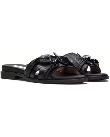 HISPANITAS SANDÁLIAS BOLERO COM DETALHE DE NÓ BLACKC003