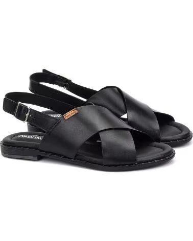 PIKOLINOS SANDALIAS DE PIEL W0X-0576 ALGAR BLACK