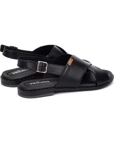 PIKOLINOS SANDALIAS DE PIEL W0X-0576 ALGAR BLACK