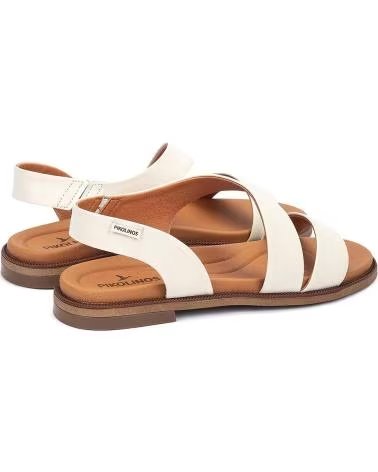 SANDALI BASSI PIKOLINOS NAVIA W3E-0652 IN PELLE BLANCO