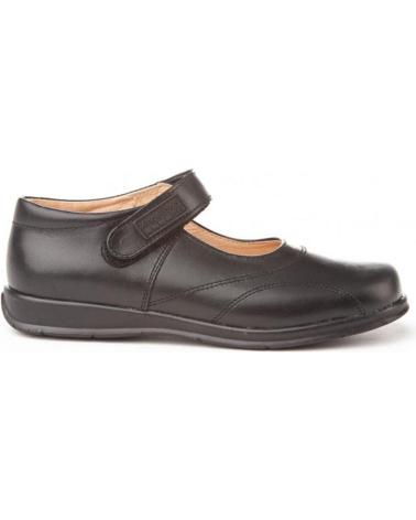 Sapatos de Menina ANGELITOS ESCOLAR PIEL 461 NEGRO