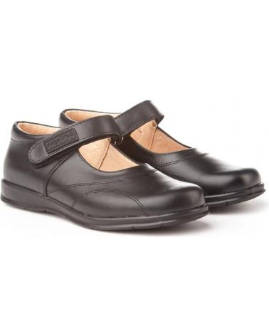 Sapatos de Menina ANGELITOS ESCOLAR PIEL 461 NEGRO