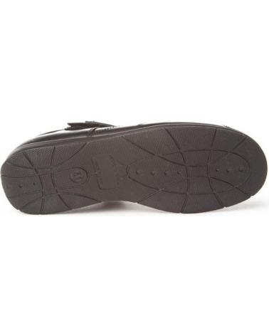 Sapatos de Menina ANGELITOS ESCOLAR PIEL 461 NEGRO