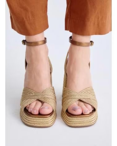 EXE SANDALIAS MUJER EXE MODELO HAVANA 309 COLOR ORO BRONZE