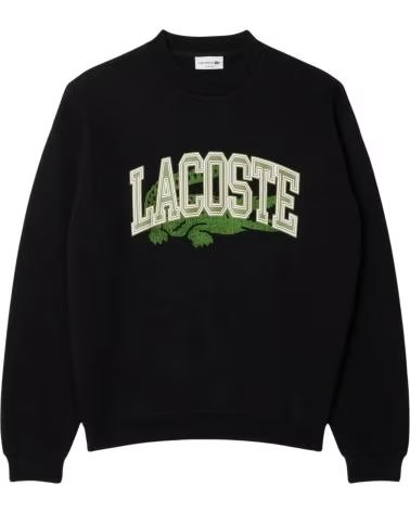 LACOSTE SUDADERA EN PARA HOMBRE NEGRO