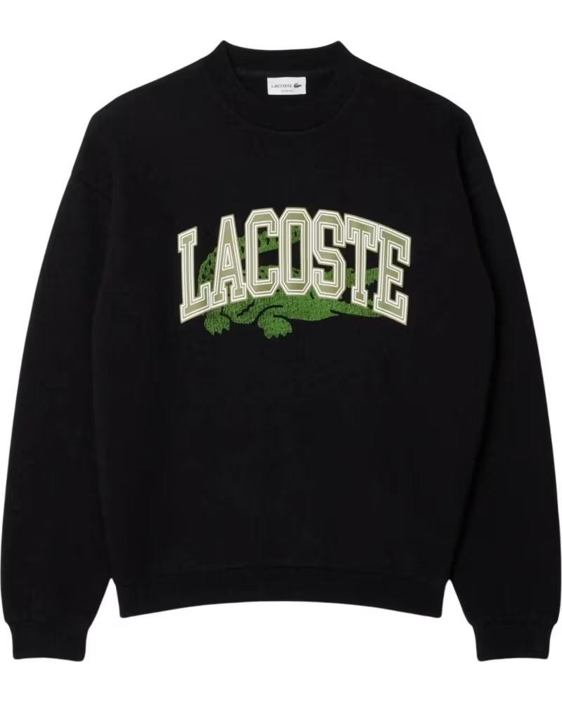 LACOSTE SUDADERA EN PARA HOMBRE NEGRO