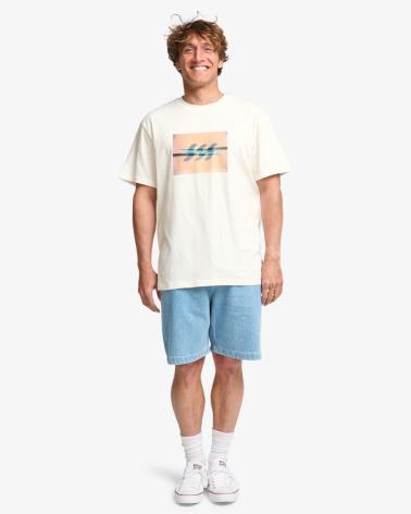 BILLABONG CAMISETA 24A521622 CON ESTAMPADO GRÁFICO BEIG CLARO