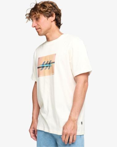 BILLABONG CAMISETA 24A521622 CON ESTAMPADO GRÁFICO BEIG CLARO