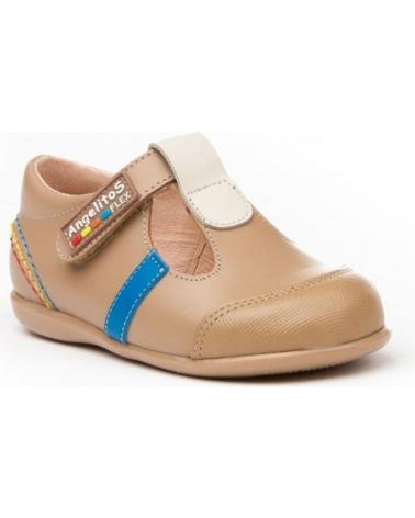 Schuhe für Junge ANGELITOS PEPITO SPORT PIEL 583 CAMEL