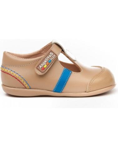 Schuhe für Junge ANGELITOS PEPITO SPORT PIEL 583 CAMEL