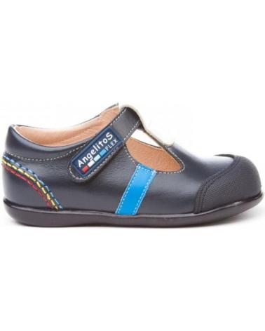 Schuhe für Mädchen und Junge ANGELITOS PEPITO SPORT PIEL 583 MARINO