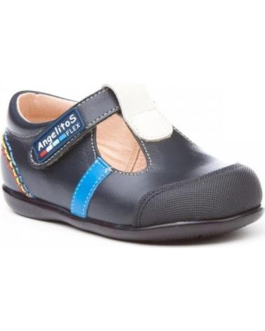 Schuhe für Mädchen und Junge ANGELITOS PEPITO SPORT PIEL 583 MARINO