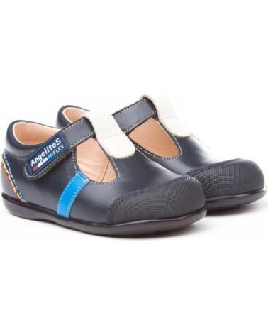 Schuhe für Mädchen und Junge ANGELITOS PEPITO SPORT PIEL 583 MARINO