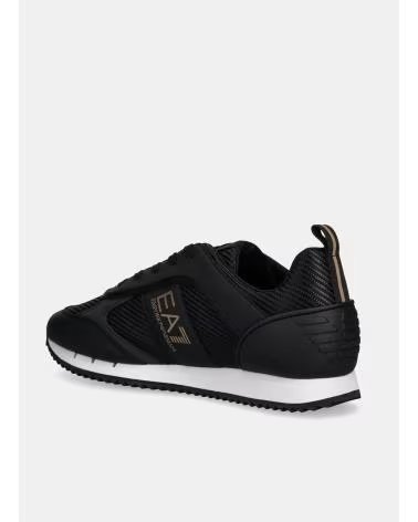 EMPORIO ARMANI EA7 SNEAKER MIT SEITLICHEM LOGO NEGRO