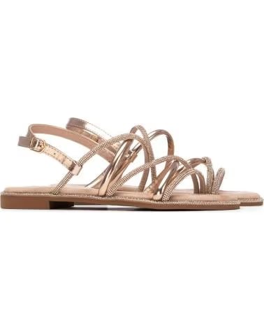 XTI FLAT METALLIC STRAP SANDALS XTI 145106 NUDE