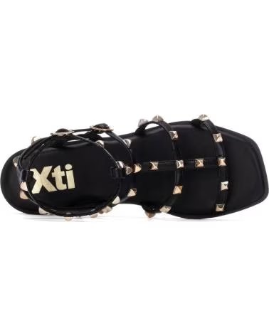 XTI Sandalias Planas Mujer 145149 Negro NEGRO