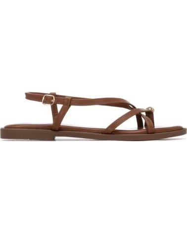 XTI Sandalias Planas Mujer 145358 Camel BEIGE