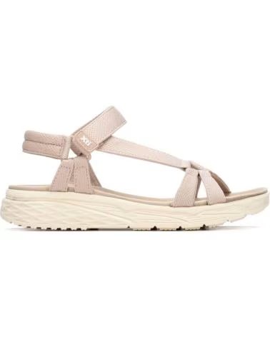 XTI Sandalias Planas Mujer 145463 Beig BEIGE