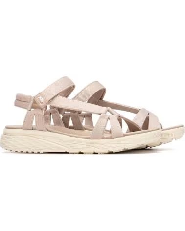 XTI Sandalias Planas Mujer 145463 Beig BEIGE