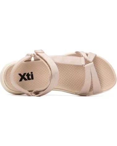 XTI Sandalias Planas Mujer 145463 Beig BEIGE