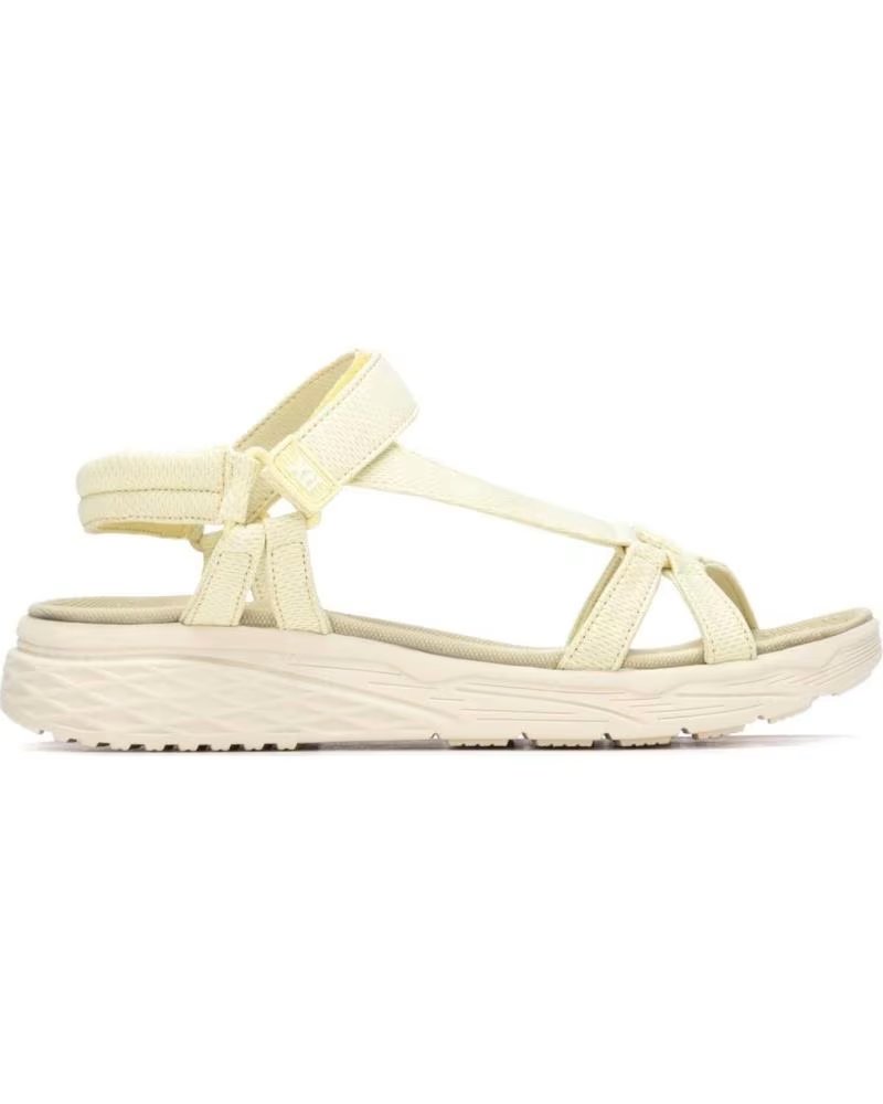 XTI SANDALE DÉCONTRACTÉE 145463 AVEC BRIDES RÉGLABLES EN JAUNE AMARILLO