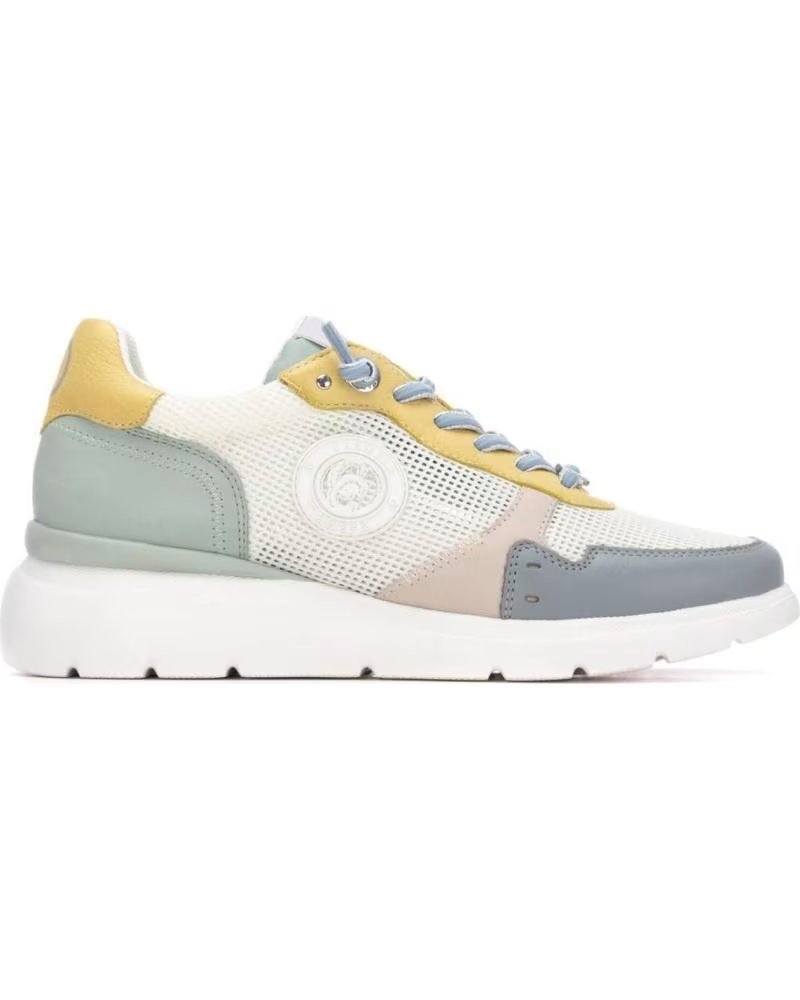 CARMELA CARMELA URBANE SNEAKER MEHRFARBIG MIT WILDLEDERDETAILS AQUA