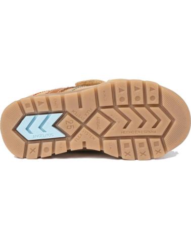Botines de Niña y Niño ANGELITOS BOTA SPORT PIEL 720 CAMEL