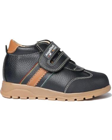 Botines de Niña y Niño ANGELITOS BOTA SPORT PIEL 720 MARINO