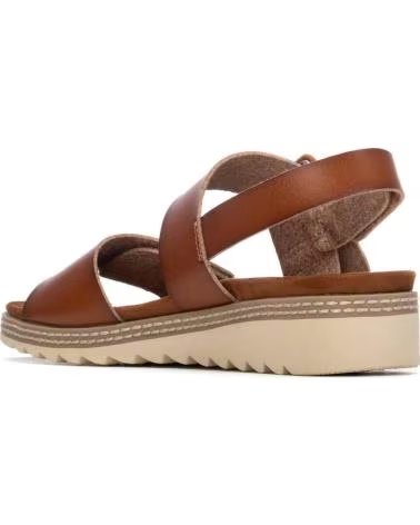 REFRESH SANDALE REFRESH AVEC BOUCLE ET PLATEFORME CAMEL