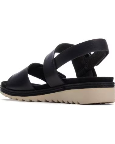 REFRESH SANDALIA REFRESH 175165 CON PLATAFORMA DENTADA NEGRO