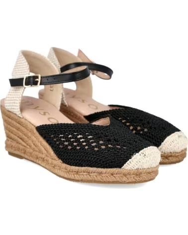 MYSOFT MYSOFT 26M118 HÄKEL-ESPADRILLES NEGRO