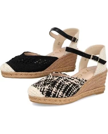 MYSOFT MYSOFT 26M118 HÄKEL-ESPADRILLES NEGRO