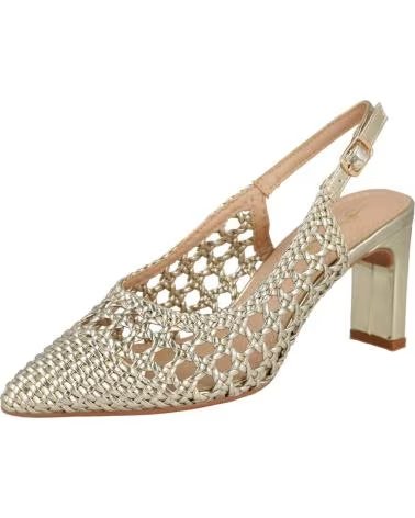 PINKDESERT ZAPATOS DESTALONADOS TRENZADOS BL2609-1 ORO