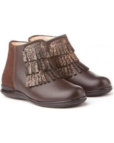 Botins de Menina e Menino ANGELITOS BOTIN PIEL 750 CHOCOLATE