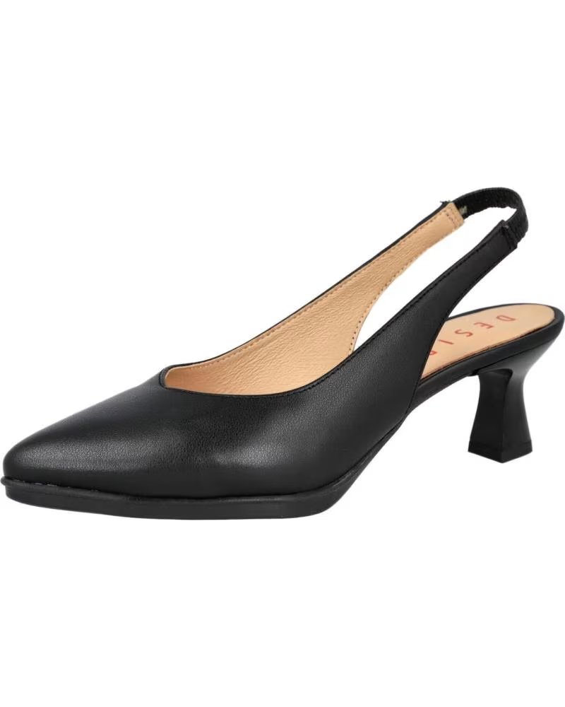 DESIREÉ DESIREÉ MACA2 SLINGBACK-PUMPS MIT NIEDRIGEM ABSATZ NEGRO