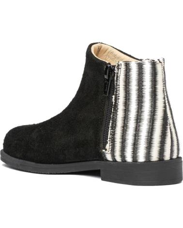 girl Mid boots ANGELITOS BOTA SPORT PIEL 752 NEGRO