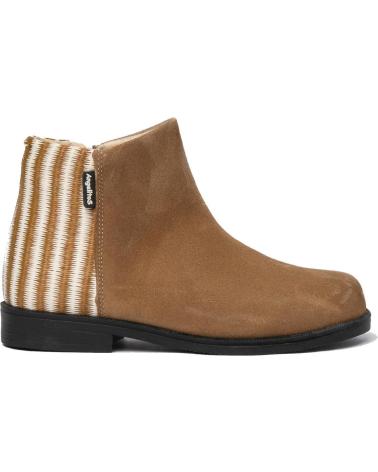 girl Mid boots ANGELITOS BOTA SPORT PIEL 752 TAUPE