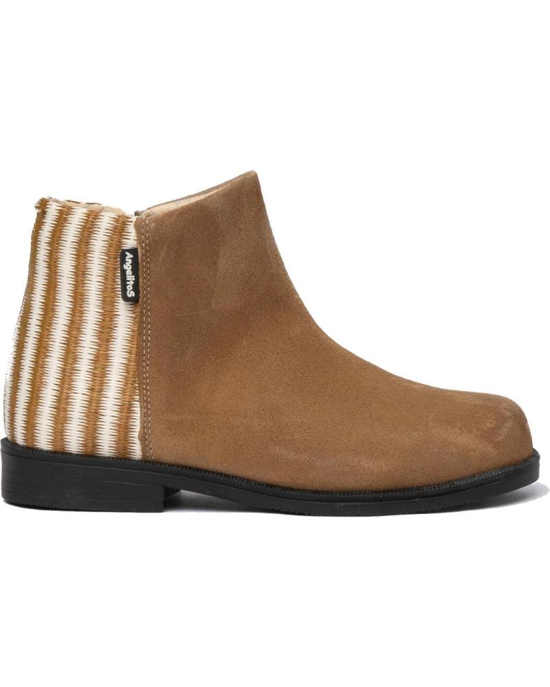 girl Mid boots ANGELITOS BOTA SPORT PIEL 752 TAUPE
